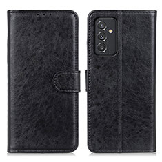 Coque Portefeuille Livre Cuir Etui Clapet A07D pour Samsung Galaxy A15 4G Noir