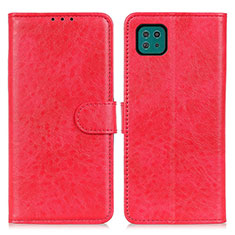 Coque Portefeuille Livre Cuir Etui Clapet A07D pour Samsung Galaxy A22 5G Rouge