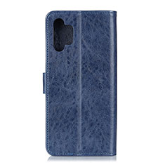 Coque Portefeuille Livre Cuir Etui Clapet A07D pour Samsung Galaxy A32 4G Bleu