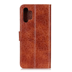 Coque Portefeuille Livre Cuir Etui Clapet A07D pour Samsung Galaxy A32 4G Marron