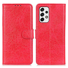 Coque Portefeuille Livre Cuir Etui Clapet A07D pour Samsung Galaxy A53 5G Rouge