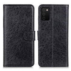 Coque Portefeuille Livre Cuir Etui Clapet A07D pour Samsung Galaxy F02S SM-E025F Noir