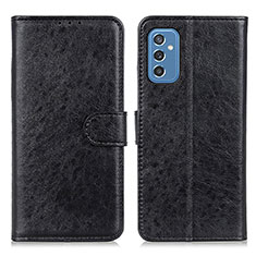 Coque Portefeuille Livre Cuir Etui Clapet A07D pour Samsung Galaxy M52 5G Noir