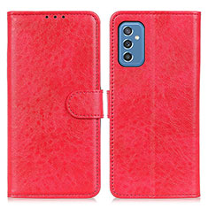 Coque Portefeuille Livre Cuir Etui Clapet A07D pour Samsung Galaxy M52 5G Rouge