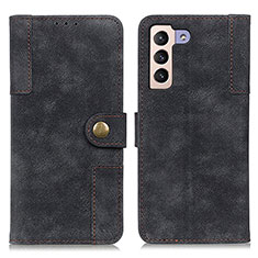 Coque Portefeuille Livre Cuir Etui Clapet A07D pour Samsung Galaxy S21 5G Noir