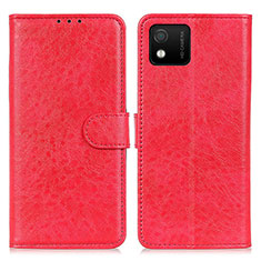 Coque Portefeuille Livre Cuir Etui Clapet A07D pour Wiko Y52 Rouge