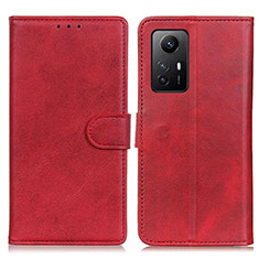 Coque Portefeuille Livre Cuir Etui Clapet A07D pour Xiaomi Redmi Note 12S Rouge