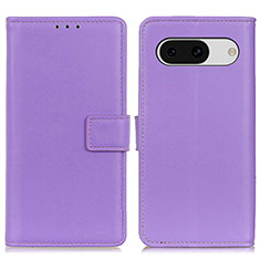 Coque Portefeuille Livre Cuir Etui Clapet A08D pour Google Pixel 8a 5G Violet