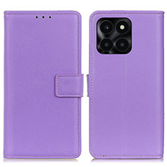 Coque Portefeuille Livre Cuir Etui Clapet A08D pour Huawei Honor X8b Violet