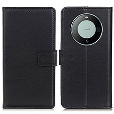 Coque Portefeuille Livre Cuir Etui Clapet A08D pour Huawei Mate 60 Noir