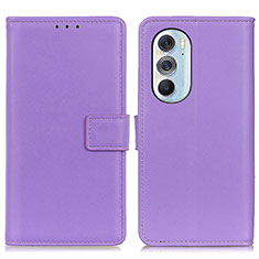 Coque Portefeuille Livre Cuir Etui Clapet A08D pour Motorola Moto Edge 30 Pro 5G Violet