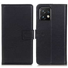 Coque Portefeuille Livre Cuir Etui Clapet A08D pour Motorola Moto Edge 40 Pro 5G Noir