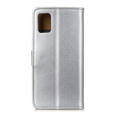 Coque Portefeuille Livre Cuir Etui Clapet A08D pour Motorola Moto Edge S 5G Argent