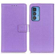 Coque Portefeuille Livre Cuir Etui Clapet A08D pour Motorola Moto Edge S Pro 5G Violet