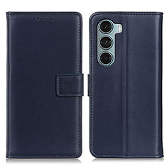 Coque Portefeuille Livre Cuir Etui Clapet A08D pour Motorola Moto Edge S30 5G Bleu