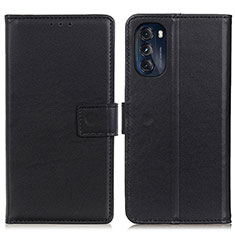 Coque Portefeuille Livre Cuir Etui Clapet A08D pour Motorola Moto G 5G (2022) Noir