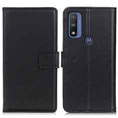 Coque Portefeuille Livre Cuir Etui Clapet A08D pour Motorola Moto G Pure Noir