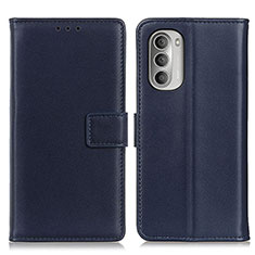 Coque Portefeuille Livre Cuir Etui Clapet A08D pour Motorola Moto G Stylus (2022) 5G Bleu