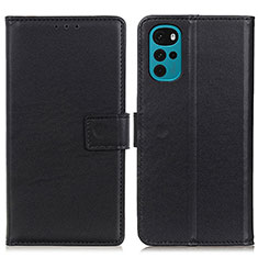 Coque Portefeuille Livre Cuir Etui Clapet A08D pour Motorola Moto G22 Noir