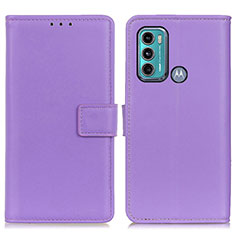 Coque Portefeuille Livre Cuir Etui Clapet A08D pour Motorola Moto G40 Fusion Violet