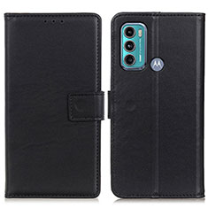 Coque Portefeuille Livre Cuir Etui Clapet A08D pour Motorola Moto G60 Noir