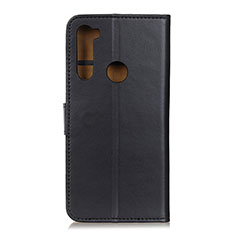 Coque Portefeuille Livre Cuir Etui Clapet A08D pour Motorola Moto One Fusion Plus Noir