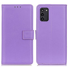 Coque Portefeuille Livre Cuir Etui Clapet A08D pour Nokia G100 Violet