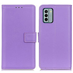 Coque Portefeuille Livre Cuir Etui Clapet A08D pour Nokia G22 Violet