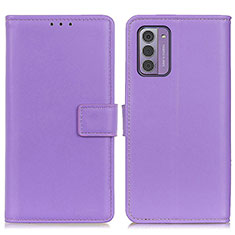 Coque Portefeuille Livre Cuir Etui Clapet A08D pour Nokia G310 5G Violet