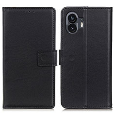 Coque Portefeuille Livre Cuir Etui Clapet A08D pour Nothing Phone 2 Noir