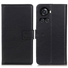 Coque Portefeuille Livre Cuir Etui Clapet A08D pour OnePlus 10R 5G Noir