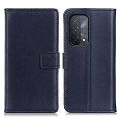 Coque Portefeuille Livre Cuir Etui Clapet A08D pour OnePlus Nord N200 5G Bleu