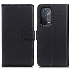 Coque Portefeuille Livre Cuir Etui Clapet A08D pour Oppo A93 5G Noir