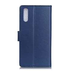 Coque Portefeuille Livre Cuir Etui Clapet A08D pour Samsung Galaxy A02 Bleu