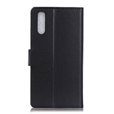 Coque Portefeuille Livre Cuir Etui Clapet A08D pour Samsung Galaxy A02 Noir