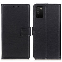 Coque Portefeuille Livre Cuir Etui Clapet A08D pour Samsung Galaxy A02s Noir