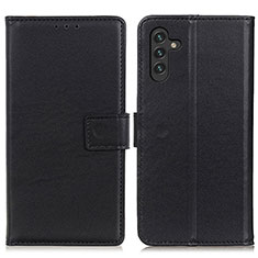 Coque Portefeuille Livre Cuir Etui Clapet A08D pour Samsung Galaxy A04s Noir