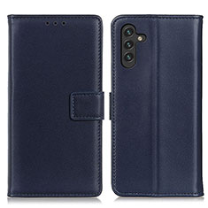 Coque Portefeuille Livre Cuir Etui Clapet A08D pour Samsung Galaxy A13 5G Bleu