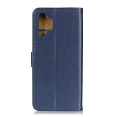 Coque Portefeuille Livre Cuir Etui Clapet A08D pour Samsung Galaxy A32 4G Bleu