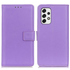 Coque Portefeuille Livre Cuir Etui Clapet A08D pour Samsung Galaxy A53 5G Violet