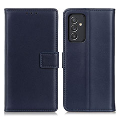 Coque Portefeuille Livre Cuir Etui Clapet A08D pour Samsung Galaxy A82 5G Bleu