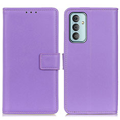 Coque Portefeuille Livre Cuir Etui Clapet A08D pour Samsung Galaxy F23 5G Violet