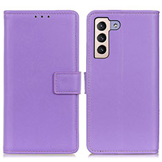 Coque Portefeuille Livre Cuir Etui Clapet A08D pour Samsung Galaxy S21 5G Violet