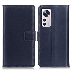 Coque Portefeuille Livre Cuir Etui Clapet A08D pour Xiaomi Mi 12S Pro 5G Bleu