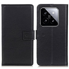 Coque Portefeuille Livre Cuir Etui Clapet A08D pour Xiaomi Mi 14 Pro 5G Noir