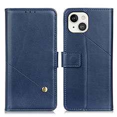 Coque Portefeuille Livre Cuir Etui Clapet A09 pour Apple iPhone 13 Mini Bleu