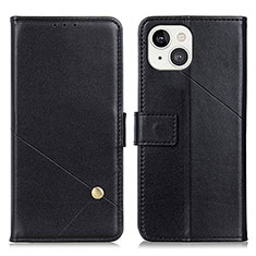 Coque Portefeuille Livre Cuir Etui Clapet A09 pour Apple iPhone 13 Mini Noir