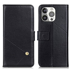 Coque Portefeuille Livre Cuir Etui Clapet A09 pour Apple iPhone 13 Pro Noir