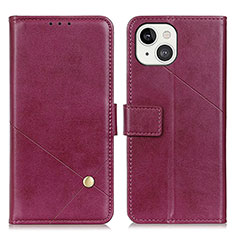 Coque Portefeuille Livre Cuir Etui Clapet A09 pour Apple iPhone 13 Violet