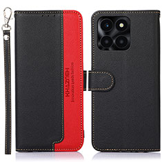 Coque Portefeuille Livre Cuir Etui Clapet A09D pour Huawei Honor X8b Noir